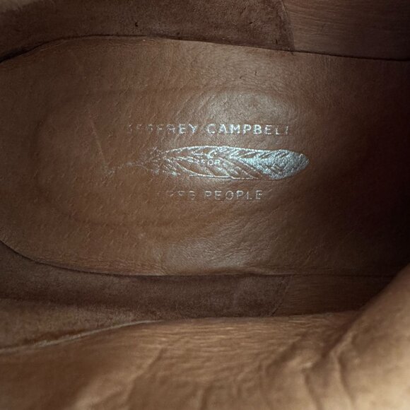 Jeffrey Campbell X Free People Vega Black Metal Toe Cap Flat Combat Boot Size 8 - Picture 15 of 16